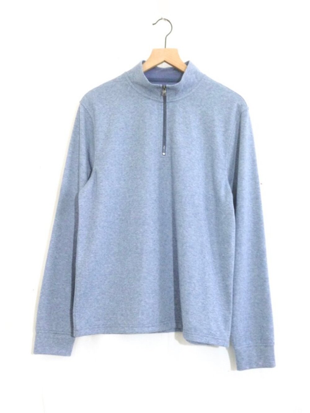 J.Crew Men’s Soft-knit, Half-zip Pullover Fall 26 Sample in Blue Grey - Med-NWT